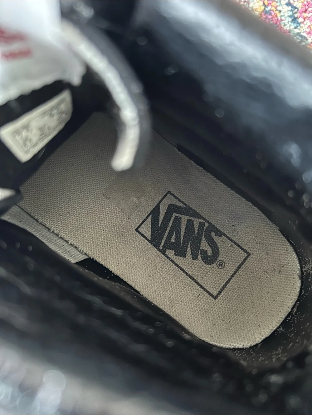 Vans | Unisex Black/White Suede/Canvas High-Top Sk8-Hi Lace Up Sneakers M7.5 W9